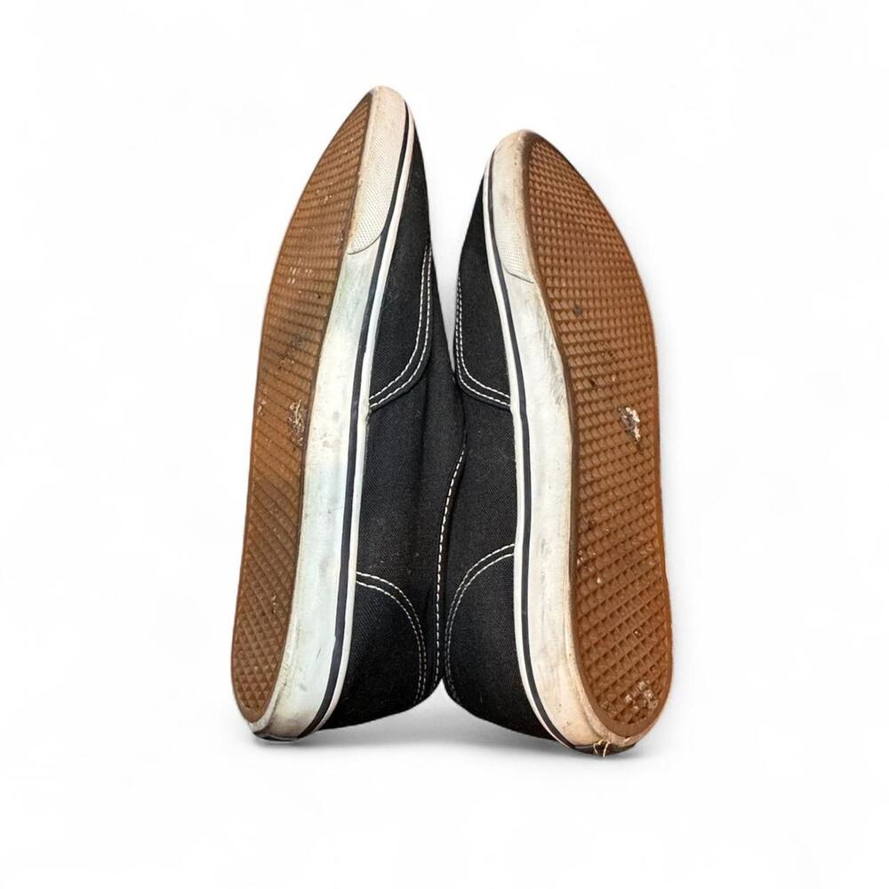 Vans Classic Low Profile Black & White Sneakers — W9/M7.5 - Picture 8 of 8
